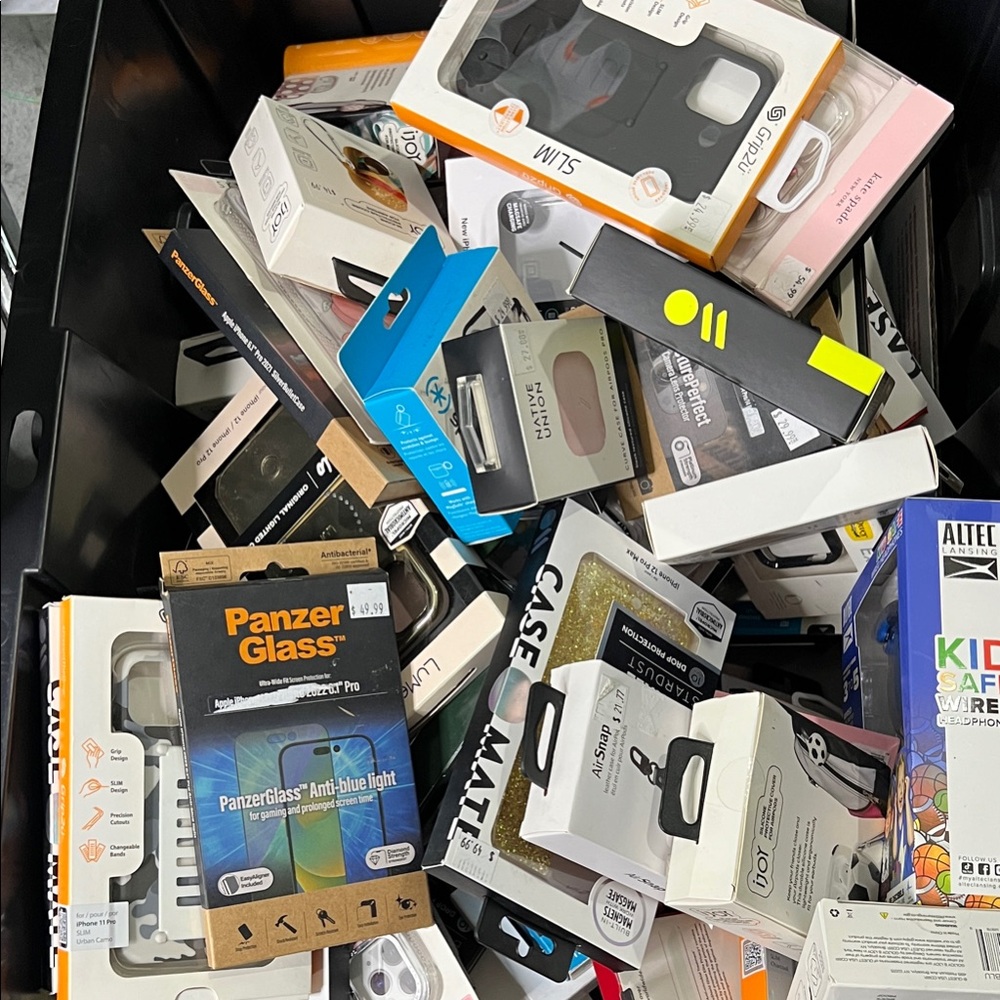 100 units of apple accessories